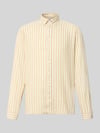 Lindbergh Relaxed Fit Freizeithemd mit Button-Down-Kragen Sand