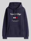 Tommy Hilfiger Regular fit hoodie van katoenmix Marineblauw