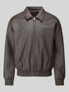 ONLY & SONS Regular Fit Kunstlederjacke Modell 'REX' Schlamm