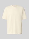 Lindbergh Oversized T-Shirt aus reiner Baumwolle Offwhite
