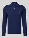 Polo Ralph Lauren Regular Fit Poloshirt aus reiner Baumwolle Dunkelblau