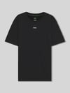 BOSS Green Slim Fit Sport-T-Shirt mit Label-Print Modell 'TS_Active' Black