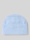Christian Berg Woman Regular fit muts met wol in gebreide look Lichtblauw