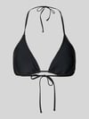 PIECES Bikini-Oberteil mit rückseitiger Schnürung Modell 'BAOMI' Black