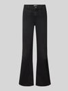 Christian Berg Woman Bootcut Jeans aus Baumwoll-Mix Black