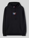 Tommy Jeans Relaxed Fit Hoodie aus reiner Baumwolle BLACK