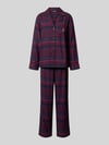 Lauren Ralph Lauren Pyjama-Set mit Logo-Stitching im 2-teiligen Set Bordeaux