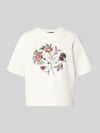 Weekend Max Mara Regular Fit T-Shirt aus reiner Baumwolle Modell 'SABATO' Weiss