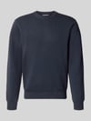 Casual Friday Strickpullover mit Rundhalsausschnitt Modell 'THEO' Dunkelblau