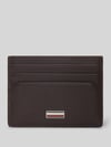 Tommy Hilfiger Kartenetui aus echtem Leder Dunkelbraun