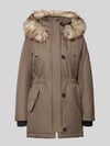 ONLY Regular fit parka met labelpatch, model 'IRIS' Olijfgroen