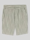 Tom Tailor Denim Regular Fit Shorts aus Baumwoll-Leinen-Mix Oliv