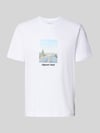JACK & JONES T-Shirt mit Rundhalsausschnitt Modell 'JORNORREBRO' Weiss