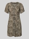 ONLY Minikleid aus reiner Viskose Modell 'EVIDA' Taupe
