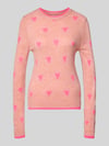 Essentiel Antwerp Relaxed Fit Pullover mit Woll-Anteil Modell 'ISA' Hellrosa