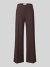 Raphaela By Brax Wide Leg Weite Hose aus Viskose-Mix Modell ''Lillyth'' Dunkelbraun