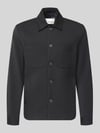 Les Deux Hybrid Jacke mit Brusttaschen Modell 'Marseille' Black