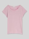 Tom Tailor Regular Fit T-Shirts aus reiner Baumwolle Flieder
