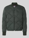 Superdry Regular fit gewatteerd jack met opstaande kraag Donkergroen