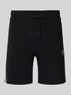 Sergio Tacchini Shorts mit Logo-Stitching Modell 'EGEO' Black