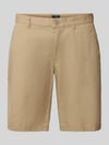 MCNEAL Slim Fit Bermudas mit Eingrifftaschen Beige