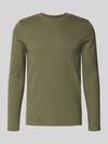 MCNEAL Pullover met ronde hals Olijfgroen gemêleerd