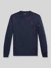 Polo Ralph Lauren Regular Fit Langarmshirt aus reiner Baumwolle Dunkelblau