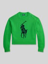 Polo Ralph Lauren Regular Fit Strickpullover aus reiner Baumwolle Gruen