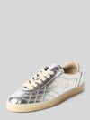 Copenhagen Sneaker aus echtem Leder mit Logo-Prägung Silber