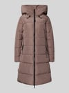khujo Kurtka w stylu puffer z Kapturem Model 'Jilias' Szarobrązowy