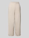 VERO MODA Regular Fit Culotte aus Viskose-Leinen-Mix Modell 'MYMILO' Beige