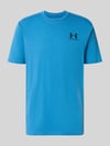 Under Armour Regular Fit Sport-T-Shirt aus Baumwoll-Mix Rauchblau