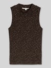 Tom Tailor Denim Slim fit blousetop van viscosemix Zwart