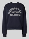 JJXX Sweatshirt van katoenmix model 'MERLE' Donkerblauw gemêleerd