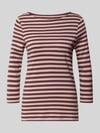 Christian Berg Woman Longsleeve mit 3/4-Arm Aubergine