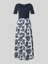Tom Tailor Tailliertes Freizeitkleid aus Baumwoll-Mix Marine