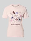 ONLY Slim Fit T-Shirt aus reiner Baumwolle Modell 'KITA' Rosa