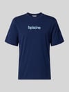 Selected Regular Fit T-Shirt aus reiner Baumwolle Modell 'HASPEN' Marine