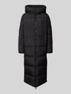 Jake*s Casual Steppmantel mit Kapuze Black
