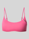 Polo Ralph Lauren Bikini-Oberteil mit Logo-Stitching Pink