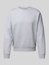 JACK & JONES Sweatshirt mit Rundhalsausschnitt Modell 'BRADLEY' Hellgrau Melange