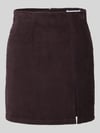 VERO MODA Nauwsluitende minirok van katoenmix model 'LULA' Chocoladebruin