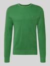 Tommy Hilfiger Regular Fit Pullover aus reiner Baumwolle Gruen