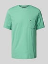 Tommy Hilfiger T-shirt o kroju regular fit z czystej bawełny Miętowy