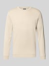 RAGMAN Regular Fit Longsleeve aus reiner Baumwolle Modell 'Pima' Taupe