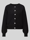 VERO MODA Regular Fit Strickjacke aus Viskose-Mix Modell 'NOELLA' Black