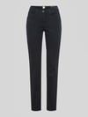 Brax Regular fit recht broek van mix van katoen en lyocell met mix van modal, katoen en elastaan model 'MARY' Marineblauw