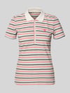 Tom Tailor Regular Fit Poloshirt aus Baumwoll-Mix Hellrot
