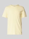 s.Oliver RED LABEL Regular fit T-shirt van puur katoen Lichtgeel
