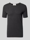 American Vintage Slim Fit T-Shirt mit Rundhalsausschnitt Modell 'Sonoma' Anthrazit